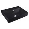 BagnoDesign 600mm 0TH Matt Black Funktion Countertop or Wall Mounted Basin
