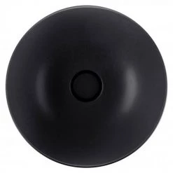 BagnoDesign Matt Black Koy 400mm Round Countertop Basin -Cheap Basins Store BDS KOY 702 MB D2 460