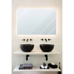 BagnoDesign Matt Black Koy 400mm Round Countertop Basin -Cheap Basins Store BDS KOY 702 MB D6 460