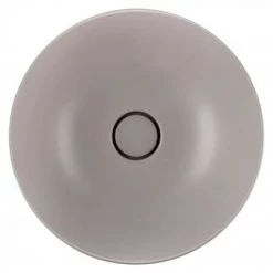 BagnoDesign Matt Grey Koy 400mm Round Countertop Basin -Cheap Basins Store BDS KOY 702 MGY D2 460