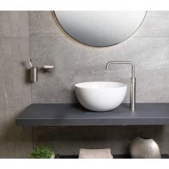 BagnoDesign Matt White Koy 400mm Round Countertop Basin -Cheap Basins Store BDS KOY 702 MW D3 460