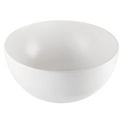 BagnoDesign Matt White Koy 400mm Round Countertop Basin