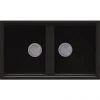 Reginox Best 450 2.0 Bowl Granite Kitchen Sink - Black