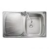 Rangemaster Baltimore Compact 1.0 Bowl Stainless Steel Kitchen Sink