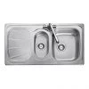 Rangemaster Baltimore 1.5 Bowl Stainless Steel Kitchen Sink