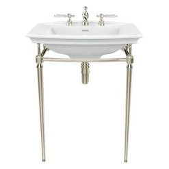 Heritage Abingdon Blenheim Basin & Washstand - Vintage Gold