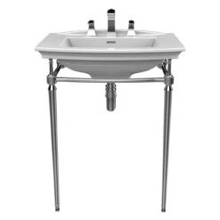 Heritage Abingdon Blenheim Basin & Washstand - Chrome