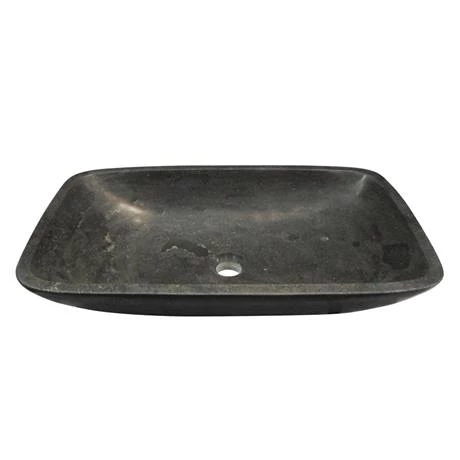 Blue Limestone 600 x 380mm Counter Top Rectangle Basin 0TH - BLST003 3 Blue Limestone 600 x 380mm Counter Top Rectangle Basin 0TH - BLST003 - Image 3