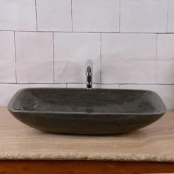 Blue Limestone 600 x 380mm Counter Top Rectangle Basin 0TH - BLST003 11 Blue Limestone 600 x 380mm Counter Top Rectangle Basin 0TH - BLST003 -Cheap Basins Store BLST003 n d5 460