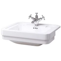 Burlington Classic Semi Recessed 58cm Basin - B12