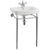 Burlington Contemporary Medium Basin & Chrome Wash Stand