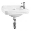 Burlington Edwardian 1TH Wall Mounted Cloakroom Basin - B8R