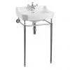 Burlington Edwardian Medium Basin & Chrome Wash Stand
