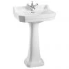 Burlington Edwardian Medium Basin & Pedestal