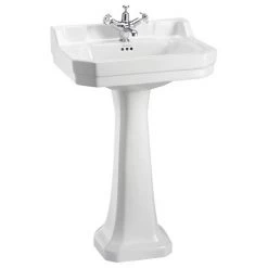 Burlington Edwardian Medium Basin & Pedestal
