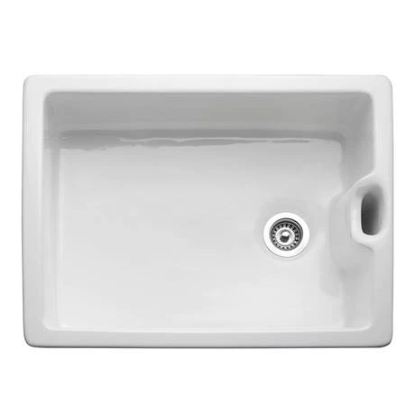 Rangemaster Classic Belfast Ceramic Kitchen Sink 595 x 455mm 3 Rangemaster Classic Belfast Ceramic Kitchen Sink 595 x 455mm - Image 3
