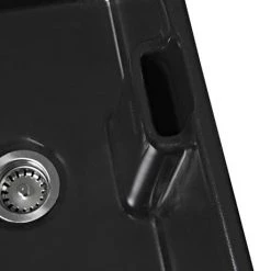 Rangemaster Grange Belfast Matt Black Ceramic Kitchen Sink inc. Basket Strainer Waste 10 Rangemaster Grange Belfast Matt Black Ceramic Kitchen Sink inc. Basket Strainer Waste -Cheap Basins Store CGR595MB D4 460