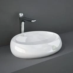 RAK Cloud 58cm Counter Top Basin - Gloss White