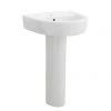 Ultra - Orb 1 Tap Hole Basin and Pedestal Set - 2 size options