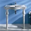 RAK 85cm Alexandra Console Basin inc. Ceramic Legs