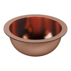 Trafalgar Polished Copper 407mm Round Counter Top Basin -Cheap Basins Store COPB001 d2 460