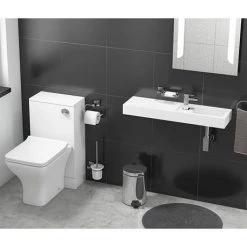 Valencia 800mm Wall Hung Polymarble Basin with Integrated Shelf -Cheap Basins Store CPLUS01 d2 460