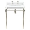 Heritage Abingdon Dorchester Basin & Washstand - Vintage Gold