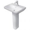 Duravit DuraStyle 1TH Basin + Full Pedestal