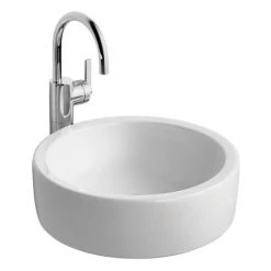 Ideal Standard White Round 40cm 0TH Vessel Basin