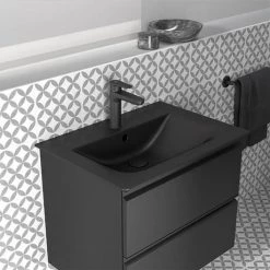 Ideal Standard Connect Air Silk Black 640mm Wall Mounted / Vanity Basin - E0279V3 -Cheap Basins Store E0289V3.ai5 460