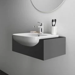 Ideal Standard i.Life A 500mm 1TH Semi-Recessed Basin -Cheap Basins Store E246701 D4 460