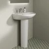 Ideal Standard Eurovit+ 550mm 1 Tap Hole Basin + Pedestal