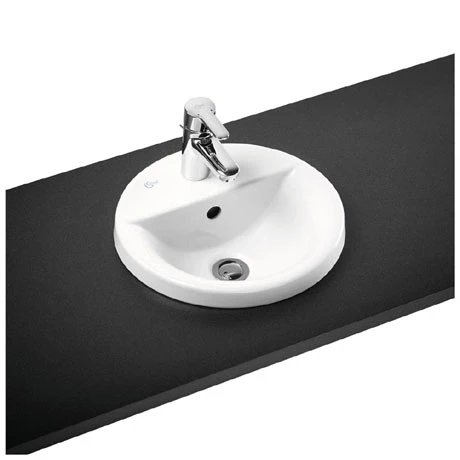 Ideal Standard Connect Sphere 1TH Inset Countertop Basin 1 Ideal Standard Connect Sphere 1TH Inset Countertop Basin