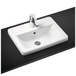 Ideal Standard Connect Cube 1TH Inset Countertop Basin