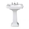 Imperial Etoile 605mm Medium Basin + Full Pedestal