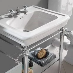Imperial Etoile 700mm Large Basin + Antique Gold Basin Stand -Cheap Basins Store ET605S3TH D2 460 1