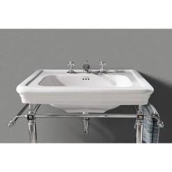 Imperial Etoile 605mm Medium Basin + Antique Gold Basin Stand -Cheap Basins Store ET605S3TH D3 460 4