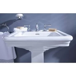 Imperial Etoile 700mm Large Basin + Full Pedestal -Cheap Basins Store ET7003TH D2 460 1