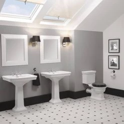 Imperial Etoile 700mm Large Basin + Full Pedestal -Cheap Basins Store ET7003TH D3 460