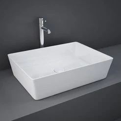 RAK Feeling 500 x 360mm 0TH Rectangular Counter Top Basin - FEECT5000AWHA