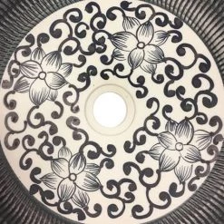 Kasbah Round 400mm Floral Patterned Ceramic Counter Top Basin -Cheap Basins Store FP4BAS nd3 460