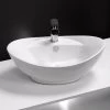 Faro Oval Counter Top Basin 1TH - 590 x 395mm