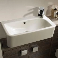 Roper Rhodes Geo 540mm Slimline Semi-Countertop Basin - G2SCBAS -Cheap Basins Store G2SCBAS D2 460