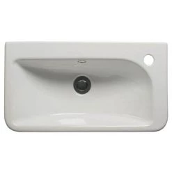 Roper Rhodes Geo 540mm Slimline Semi-Countertop Basin - G2SCBAS