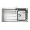 Rangemaster Glendale 1.0 Bowl Stainless Steel Kitchen Sink