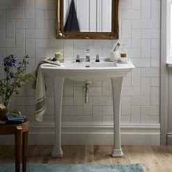 Heritage Blenheim Traditional Ceramic Console Basin & Legs