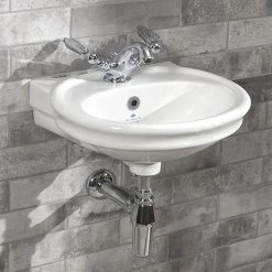 Silverdale Hillingdon Cloakroom Basin (450mm Wide - 1 Tap Hole)