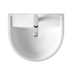 Hudson Reed Luna 1TH Basin + Full Pedestal -Cheap Basins Store Hudson Reed Luna Basin Full Pedestal d2 460