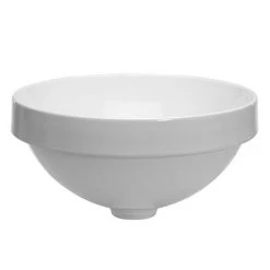 Crosswater Nepi 400mm Inset Basin Gloss white - IN84100UCW