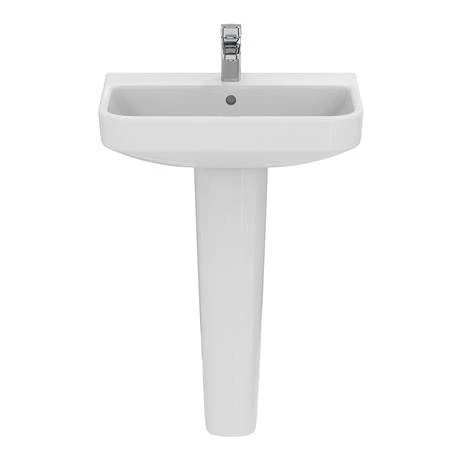 Ideal Standard i.Life S Compact 1TH Washbasin + Full Pedestal 4 Ideal Standard i.Life S Compact 1TH Washbasin + Full Pedestal - Image 4